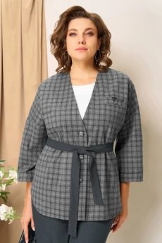 Костюм брючный 1437 графитовый VOLNA
