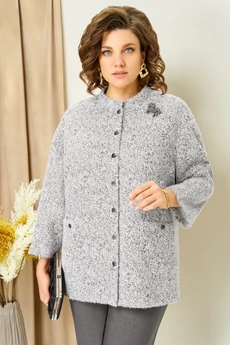 Костюм брючный 1439 светло-серый VOLNA