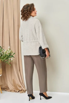 Костюм брючный 1441 бежевый VOLNA