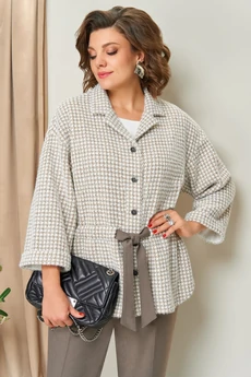 Костюм брючный 1441 бежевый VOLNA