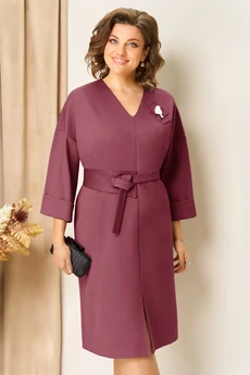 Платье 1443 бруснично-розовый VOLNA