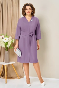 Платье 1443 лаванда VOLNA