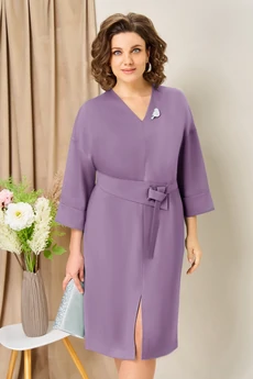Платье 1443 лаванда VOLNA