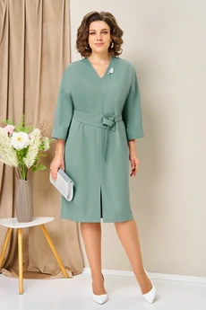 Платье 1443 мятно-зеленый VOLNA