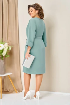Платье 1443 светло-бирюзовый VOLNA