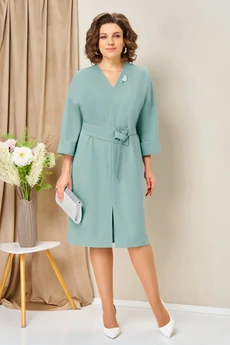 Платье 1443 светло-бирюзовый VOLNA