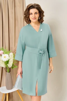 Платье 1443 светло-бирюзовый VOLNA