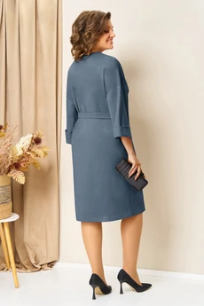 Платье 1443 темно-голубой VOLNA