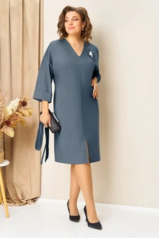 Платье 1443 темно-голубой VOLNA
