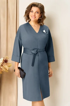 Платье 1443 темно-голубой VOLNA