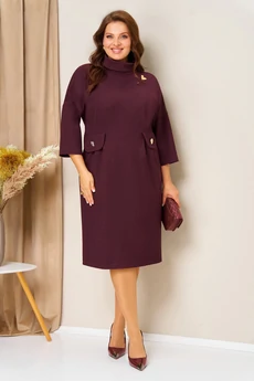 Платье 1448 ежевика VOLNA