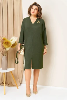 Платье 1451 хаки VOLNA