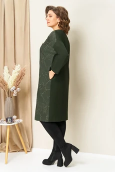 Платье 1452 олива VOLNA