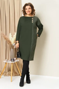 Платье 1452 олива VOLNA