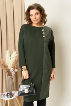 Платье 1452 олива VOLNA