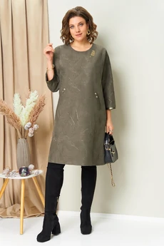 Платье 1453 олива VOLNA