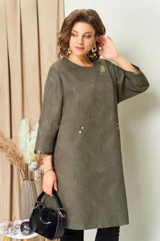 Платье 1453 олива VOLNA