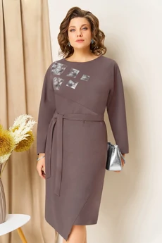 Платье 1454 капучино VOLNA