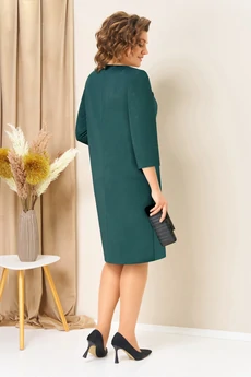 Платье 1457 бутылочно-мятный VOLNA