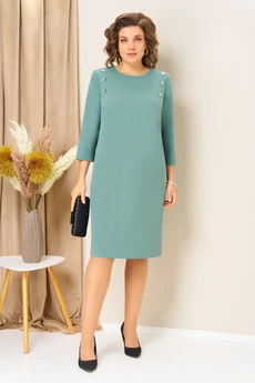 Платье 1457 светло-мятный VOLNA