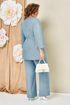 Костюм брючный 1458 небесно-голубой VOLNA