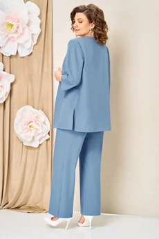 Костюм брючный 1458 светло-голубой VOLNA