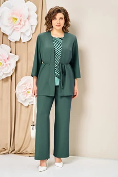 Костюм брючный 1458 темно-мятный VOLNA