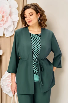 Костюм брючный 1458 темно-мятный VOLNA