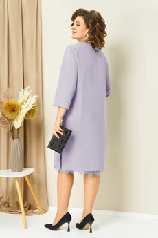 Костюм с платьем 1459 сирень VOLNA