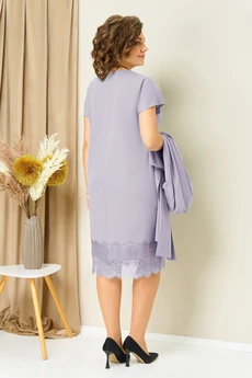 Костюм с платьем 1459 сирень VOLNA