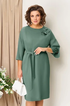Платье 1461 мятно-зеленый VOLNA