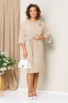 Платье 1461 светло-бежевый VOLNA