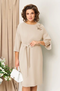 Платье 1461 светло-бежевый VOLNA