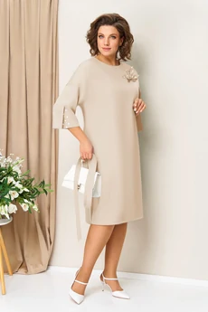 Платье 1461 светло-бежевый VOLNA