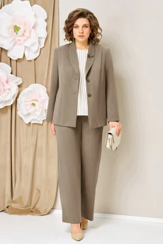 Костюм брючный 1462 бежевый VOLNA