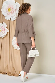Костюм брючный 1467 капучино VOLNA