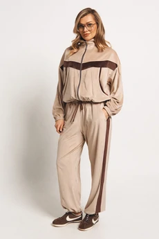 Спортивный костюм 2449 молочный VeritaModa