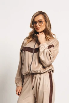 Спортивный костюм 2449 молочный VeritaModa