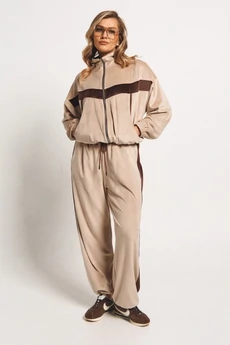 Спортивный костюм 2449 молочный VeritaModa