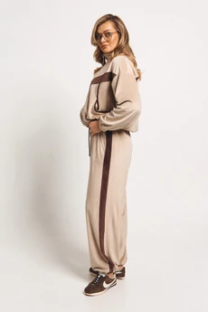 Спортивный костюм 2449 молочный VeritaModa