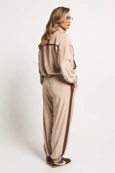 Спортивный костюм 2449 молочный VeritaModa