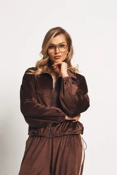 Спортивный костюм 2449 шоколад VeritaModa