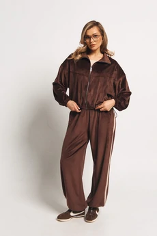 Спортивный костюм 2449 шоколад VeritaModa