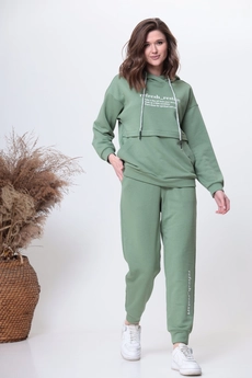 Спортивный костюм 2141 зелень VeritaModa
