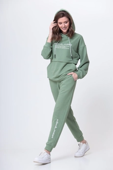 Спортивный костюм 2141 зелень VeritaModa
