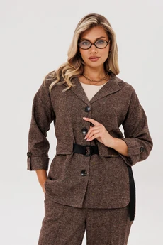 Костюм брючный 2397-1 коричневый VeritaModa