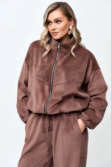 Спортивный костюм 2432 коричневый VeritaModa