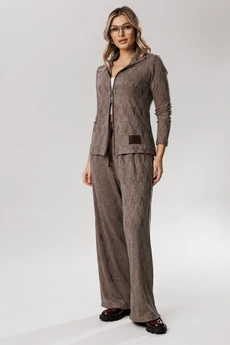 Костюм брючный 2438 капучино VeritaModa