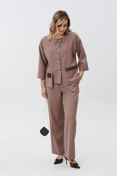 Костюм брючный 2440 мокко VeritaModa