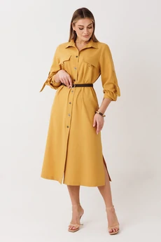 Платье 2442 горчица VeritaModa